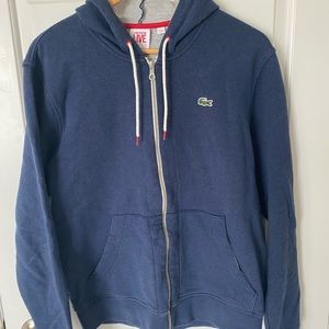 Lacoste L!ve Blue hoodie